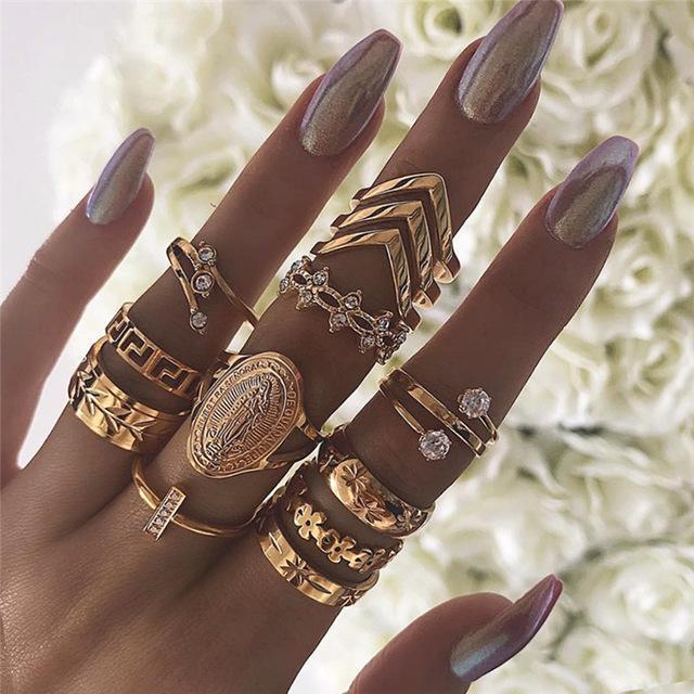 13 Piece Medallion Ring Set NovaBlend Bazaar