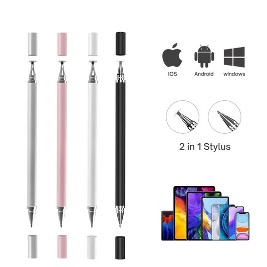 2 in 1 Universal Stylus Pen