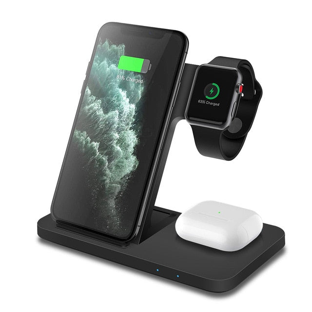 3-in-1 Wireless Charging Station NovaBlend Bazaar