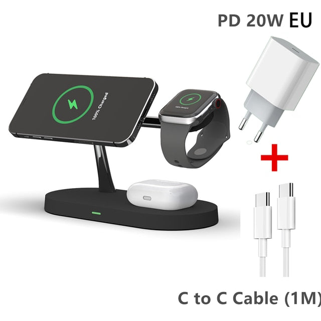 3-in-1 Wireless Magsafe Charger Stand NovaBlend Bazaar