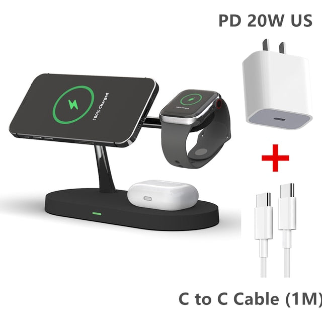 3-in-1 Wireless Magsafe Charger Stand NovaBlend Bazaar