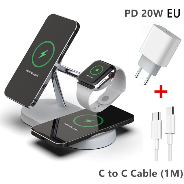 3-in-1 Wireless Magsafe Charger Stand NovaBlend Bazaar