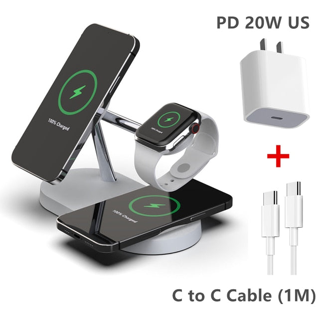 3-in-1 Wireless Magsafe Charger Stand NovaBlend Bazaar