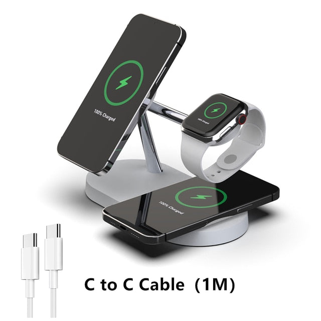 3-in-1 Wireless Magsafe Charger Stand NovaBlend Bazaar