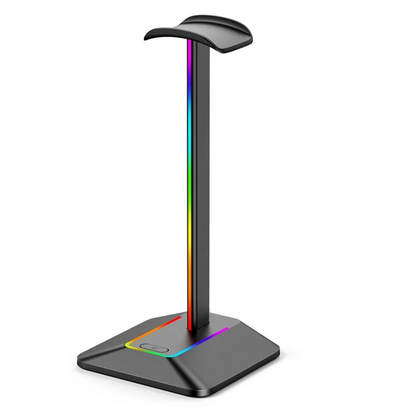 RGB Gaming Headphone Stand Black