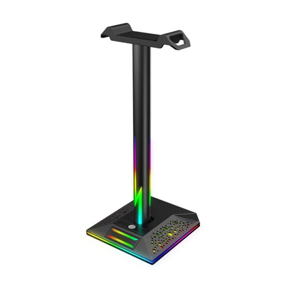 RGB Gaming Headphone Stand Black RGB Base