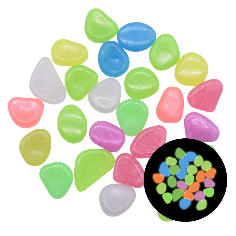 Glow in the Dark Garden Pebbles NovaBlend Bazaar