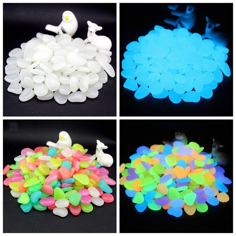 Glow in the Dark Garden Pebbles NovaBlend Bazaar