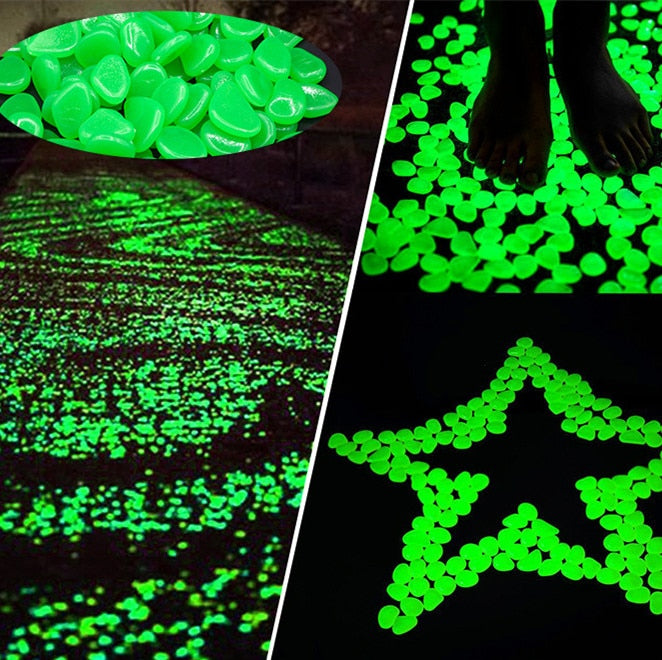 Glow in the Dark Garden Pebbles NovaBlend Bazaar