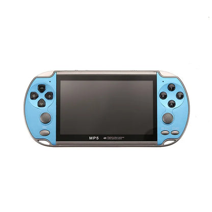 x7 handheld game console blue