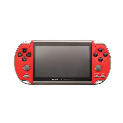 x7 handheld game console red