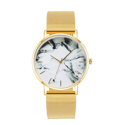 Mesh Band Marble Watch NovaBlend Bazaar