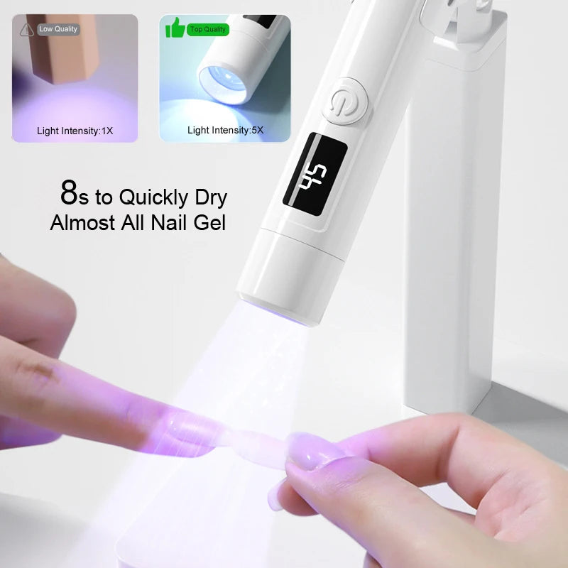 Portable Mini LED Nail Lamp NovaBlend Bazaar