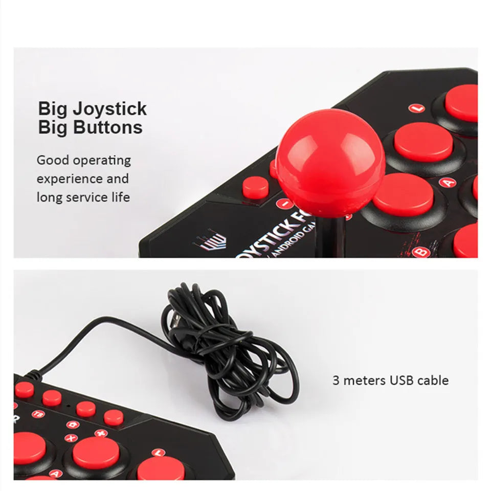 Retro 4 in 1 Arcade Joystick USB