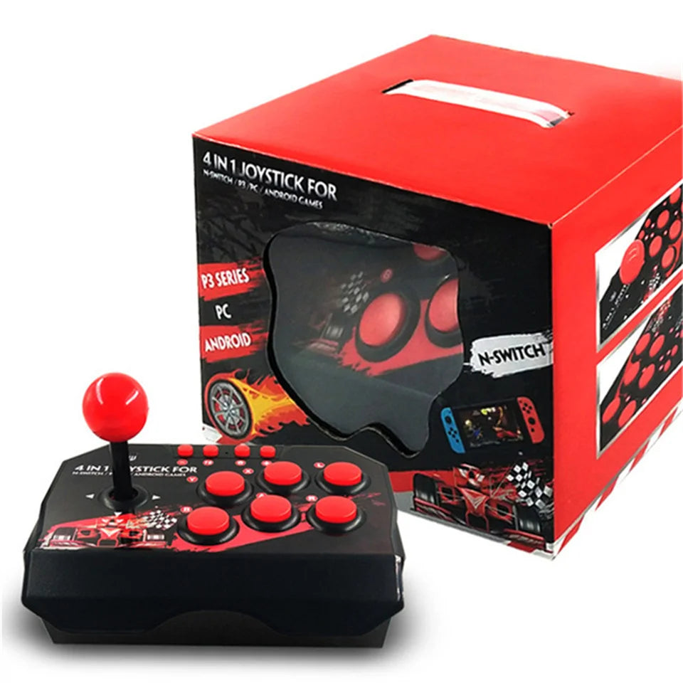 Retro 4 in 1 Arcade Joystick Packaging