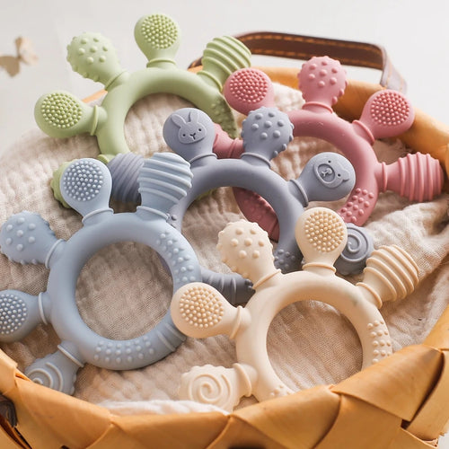 Silicone Baby Teething Ring