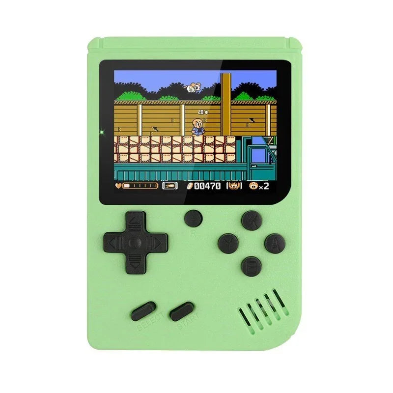 portable mini retro console green