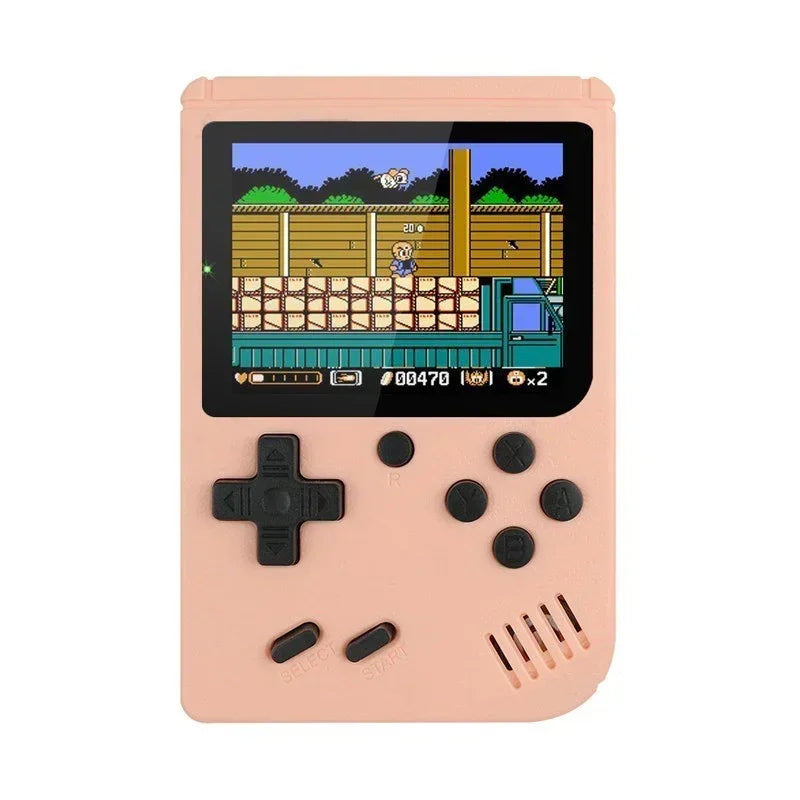 portable mini retro console pink