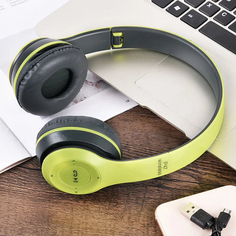 wireless headphone yellow