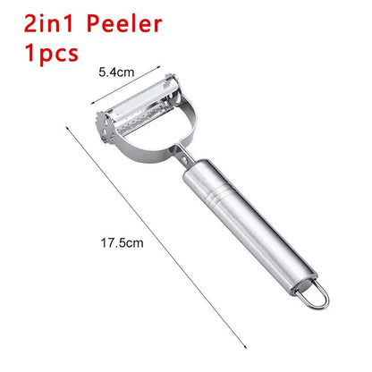 Stainless Steel Kitchen Vegetable Peeler NovaBlend Bazaar