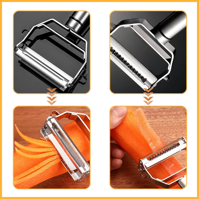 Stainless Steel Kitchen Vegetable Peeler NovaBlend Bazaar